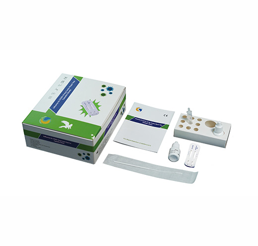 Prueba combinada de gripe, COVID-19, VSR y adenovirus