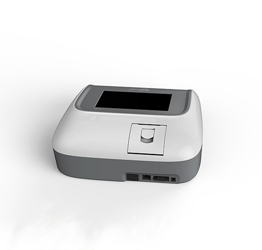 Analyseur quantitatif de test par fluorescence/Or colloïdal