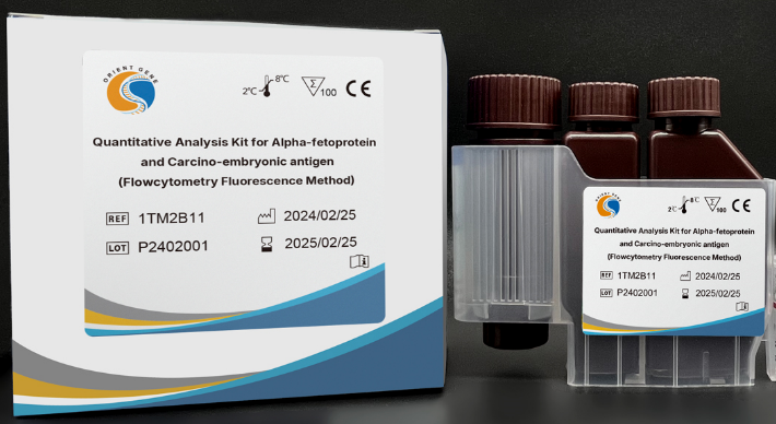 Alpha-fetoprotein and Carcino-embryonic antigen (TM2)